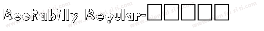 Rockabilly Regular字体转换